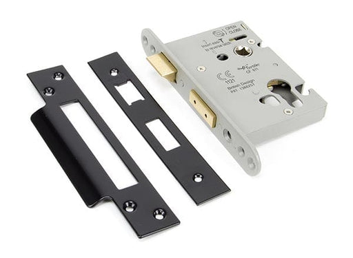 From The Anvil Euro Locks Black 3" Euro Profile Sash Lock