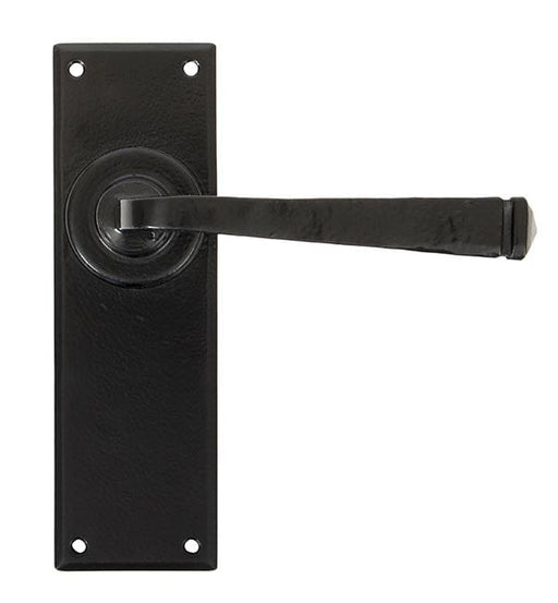 From The Anvil Handles latch Black Avon Lever Latch Set