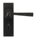 From The Anvil Handles Bathroom Black Avon Lever Latch Set