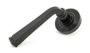 From The Anvil Handles Beehive Black Avon Round Lever on Rose Set