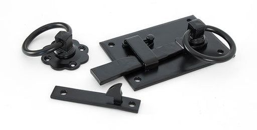 From The Anvil Window Hardware Right hand Black Cottage Latch - RH