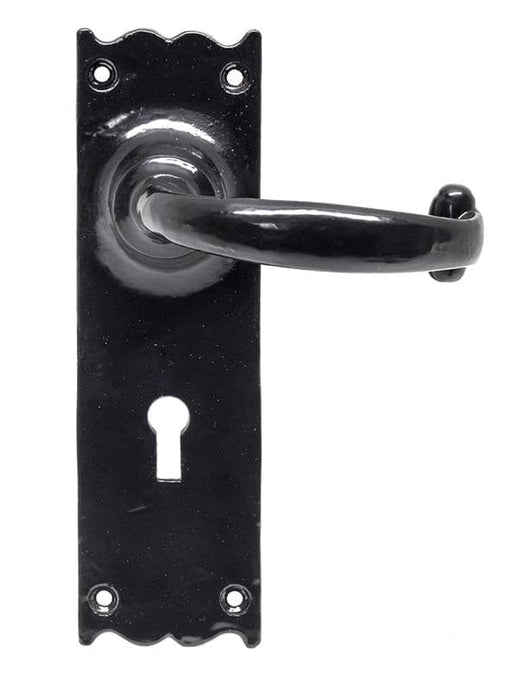 From The Anvil Handles Lock Black Cottage Lever