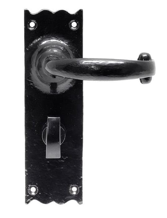 From The Anvil Handles Bathroom Black Cottage Lever