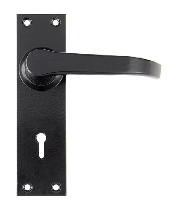 From The Anvil Handles Lock Black Deluxe Lever Lock Set