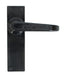 From The Anvil Handles Latch Black Deluxe Lever Lock Set