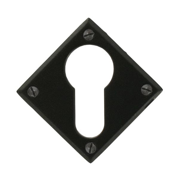 From The Anvil Escutcheons Black Black Diamond Euro Escutcheon