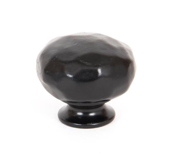 From The Anvil Cupboard Knob Small Black Elan Cupboard Knob - Large