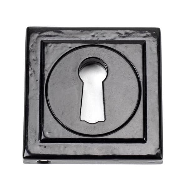 From The Anvil Escutcheons Square Black Escutcheon