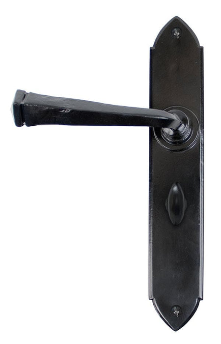 From The Anvil Window Hardware Bathroom Black Gothic Lever