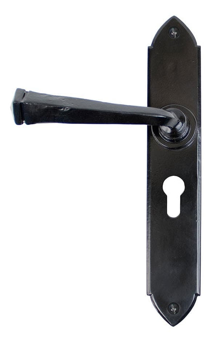 From The Anvil Window Hardware euro Black Gothic Lever