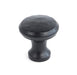 From The Anvil Cupboard Knob Black Black Hammered Cupboard Knob - Small