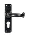 From The Anvil Handles Euro Lock Set Black Lever Set