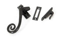 From The Anvil Window Hardware Left Hand Black Locking Deluxe Monkeytail Fastener