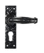 From The Anvil Handles Euro Lock Set Black MF Lever Set