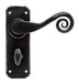 From The Anvil Handles Black Black Monkeytail Lever Bathroom Set