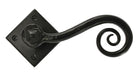 From The Anvil Handles Black Black Monkeytail Lever on Rose Set (Diamond)