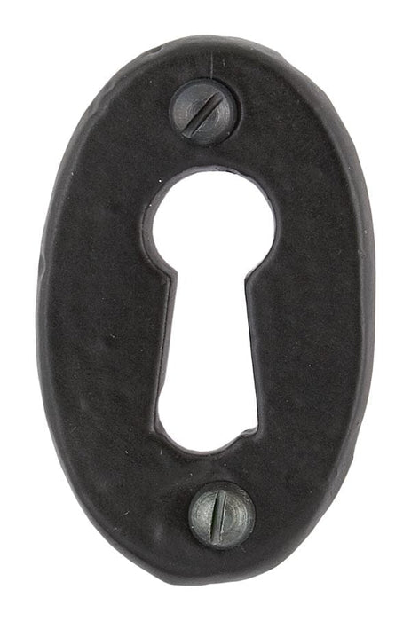 From The Anvil Escutcheons Escutcheon Black Oval Escutcheon & Cover