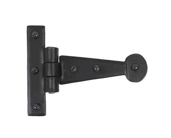 From The Anvil Hinges 4" Black Penny End T Hinge (pair)