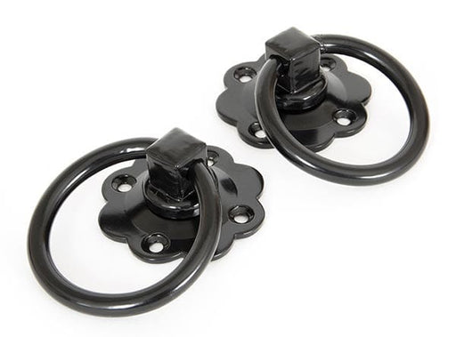 From The Anvil Handles Black Black Ring Turn Handle Set