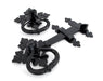 From The Anvil Handles Latch Black Shakespeare Latch Set