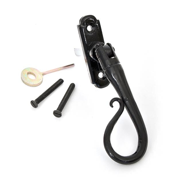 From The Anvil Window Hardware Left Hand Black Shepherd's Crook Espag