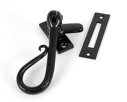 From The Anvil Window Hardware Crook fastener Black Shepherd's Crook Fastener