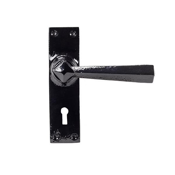 From The Anvil Handles Lock Black Straight Lever