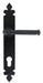 From The Anvil Handles Black Black Tudor Lever Espag. Lock Set