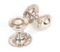 From The Anvil Knobs Polished Nickel Brockworth Mortice Knob Set