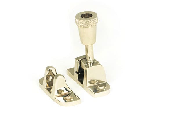 From The Anvil Window Hardware Polished Nickel Brompton Brighton Fastener (Radiused)