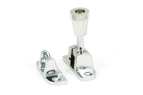 From The Anvil Window Hardware Polished Chrome Brompton Brighton Fastener (Radiused)