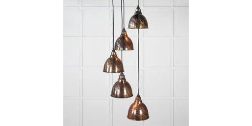 From The Anvil Lighting Burnished Brindley Cluster Pendant