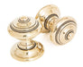 From The Anvil Knobs Aged Brass Elmore Concealed Mortice Knob Set