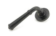 From The Anvil Handles Plain External Beeswax Regency Lever on Rose Set (Plain) - Unsprung