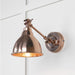 From The Anvil Lighting Copper Hammered Copper Brindley Wall Light