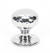 From The Anvil Cupboard Knob Polished Chrome Hammered Mushroom Cupboard Knob 32mm