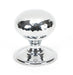 From The Anvil Cupboard Knob Polished Chrome Hammered Mushroom Cupboard Knob 38mm