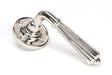 From The Anvil Handles Polished Nickel Hinton Lever on Rose Set - Unsprung