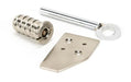 From The Anvil Window Hardware Polished Nickel Key-Flush Sash Stop