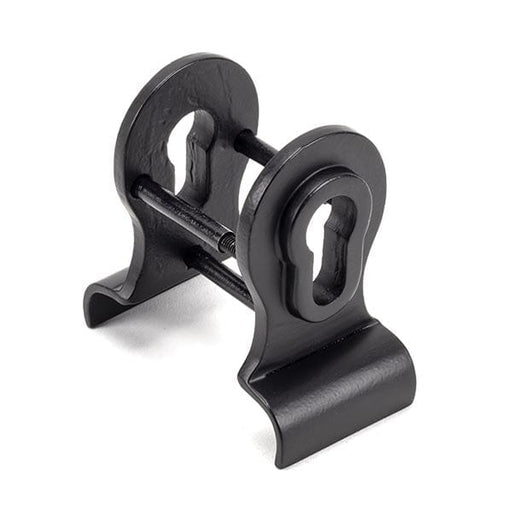 From The Anvil Flush Pull Handles Matt Black Matt Black 50mm Euro Door Pull (Back to Back fixing)