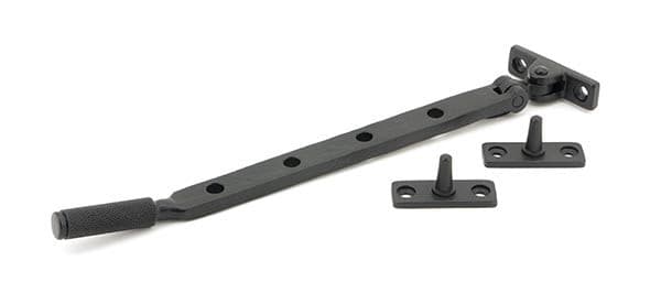 From The Anvil Window Hardware 10" Matt Black Brompton Stay