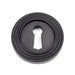 From The Anvil Escutcheons Beehive Matt Black Round Escutcheon