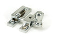 From The Anvil Window Hardware Satin Chrome Mushroom Quadrant Fastener - Narrow