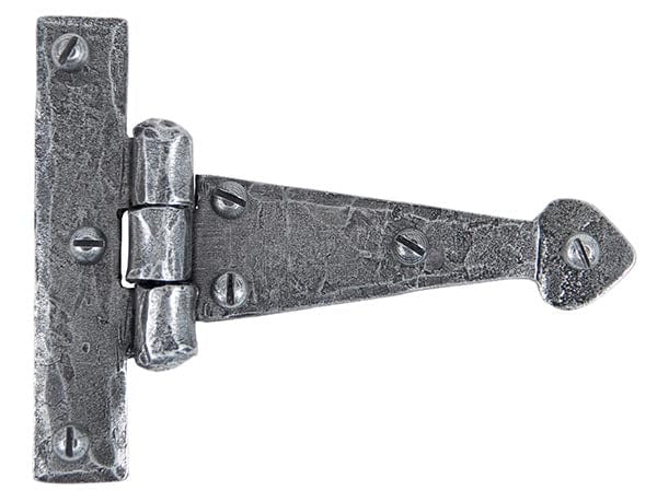 From The Anvil Hinges Pewter Pewter 4" Arrow Head T Hinge (pair)