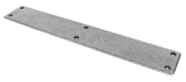 From The Anvil Fingerplates Pewter Pewter 400mm Plain Fingerplate