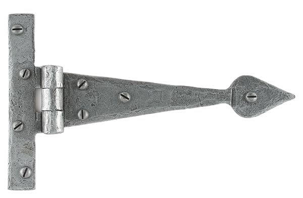 From The Anvil Hinges 6" Pewter 6" Arrow Head T Hinge (pair)