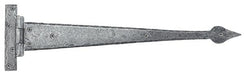 From The Anvil Hinges 18" Pewter 6" Arrow Head T Hinge (pair)