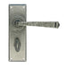 From The Anvil Handles Bathroom Pewter Avon Lever Lock Set