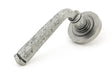 From The Anvil Handles Plain Pewter Avon Round Lever on Rose Set