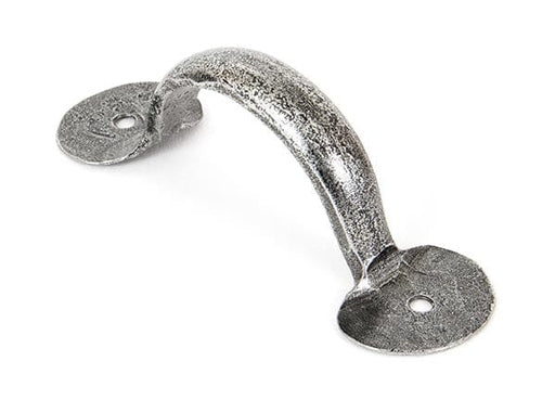 From The Anvil Cupboard Handles 4" Pewter Bean D Handle